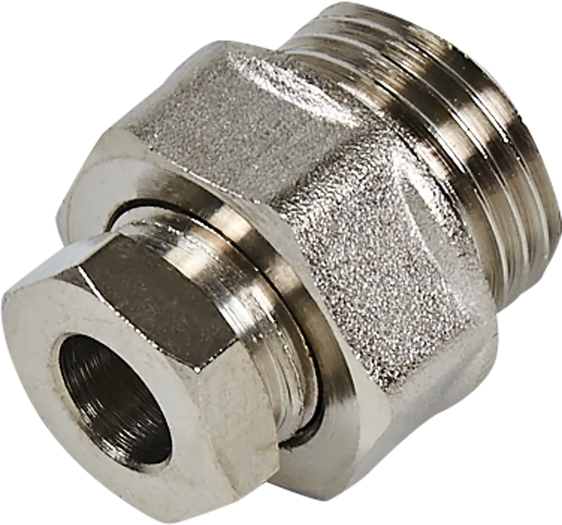 

Переходник Valtec для греющего кабеля, никелированная латунь VTr.756.N.0004, Белый