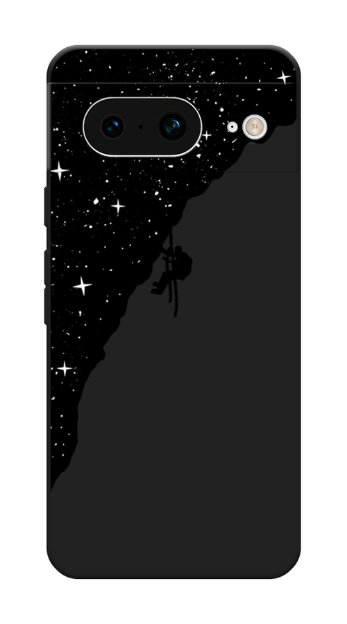 

Чехол Awog на Google Pixel 8 "Скалолаз в космосе", Черный;белый;бежевый, 271552-1