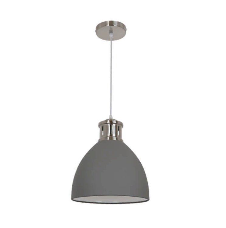 

Odeon Light 3322/1 PENDANT ODL17 312 серый, никель Подвес E27 60W 220V VIOLA