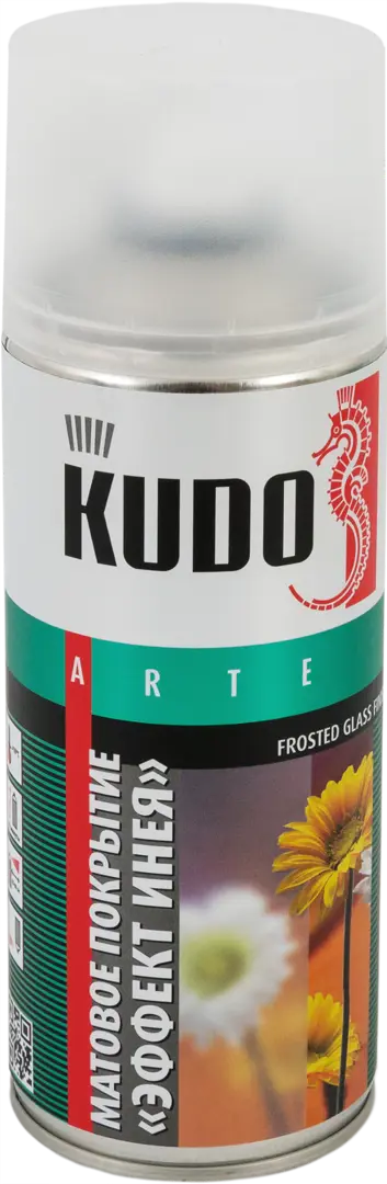 Покрытие аэрозольное Kudo для стекла цвет иней 0.52 л