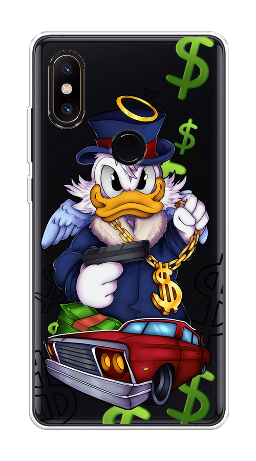

Чехол на Xiaomi Mi Mix 2S "Scrooge McDuck with a Gold Chain", Красный;синий;белый, 33450-6