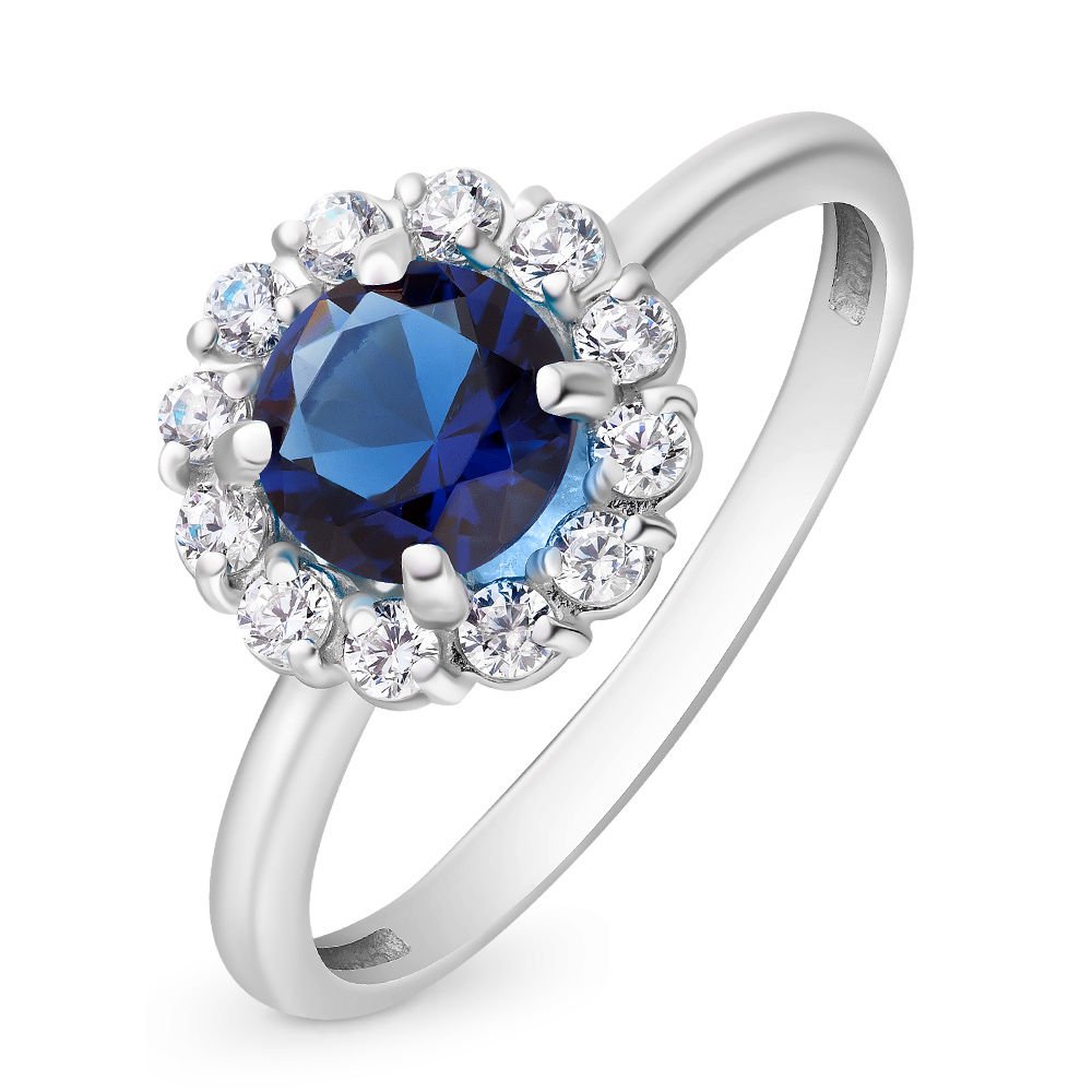 

Кольцо из серебра р. , 585Gold 701001064, фианит, 701001064