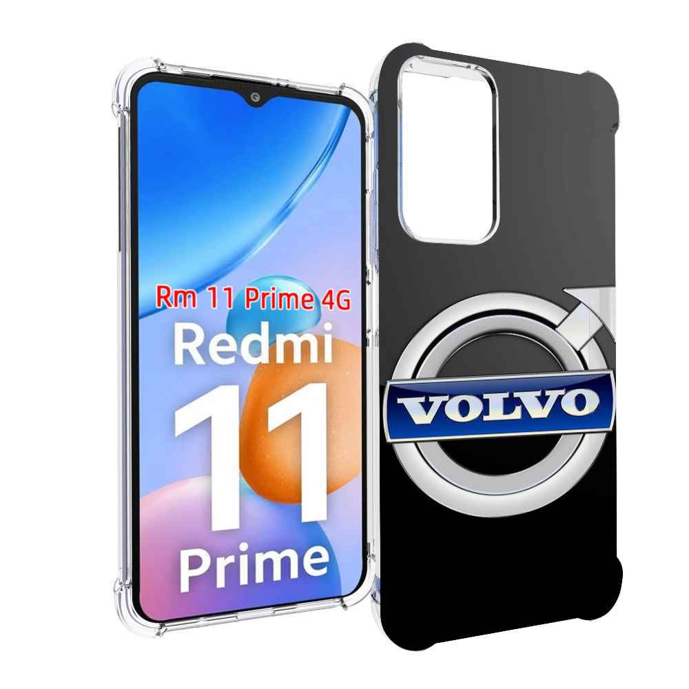 

Чехол MyPads volco вольво 2 мужской для Xiaomi Redmi 11 Prime 4G, Прозрачный, Tocco
