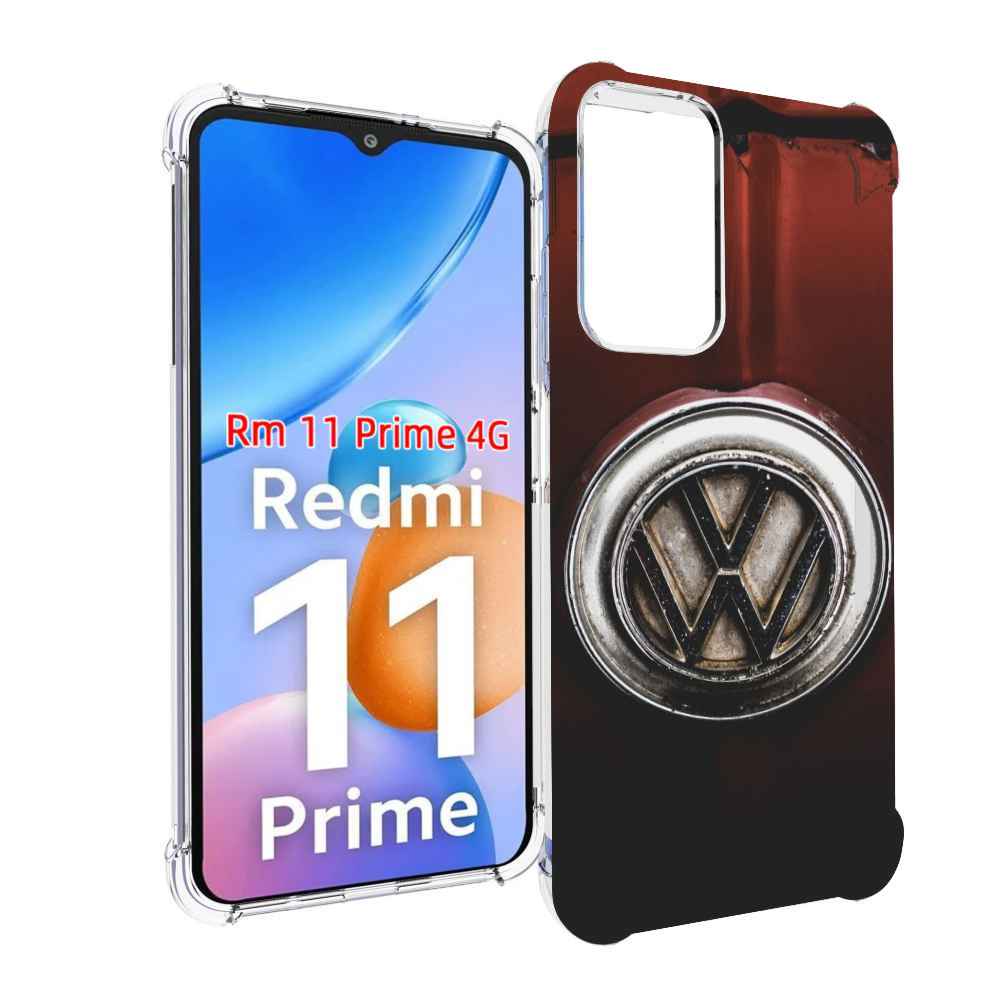 

Чехол MyPads volkwagen фольскваген 1 мужской для Xiaomi Redmi 11 Prime 4G, Прозрачный, Tocco