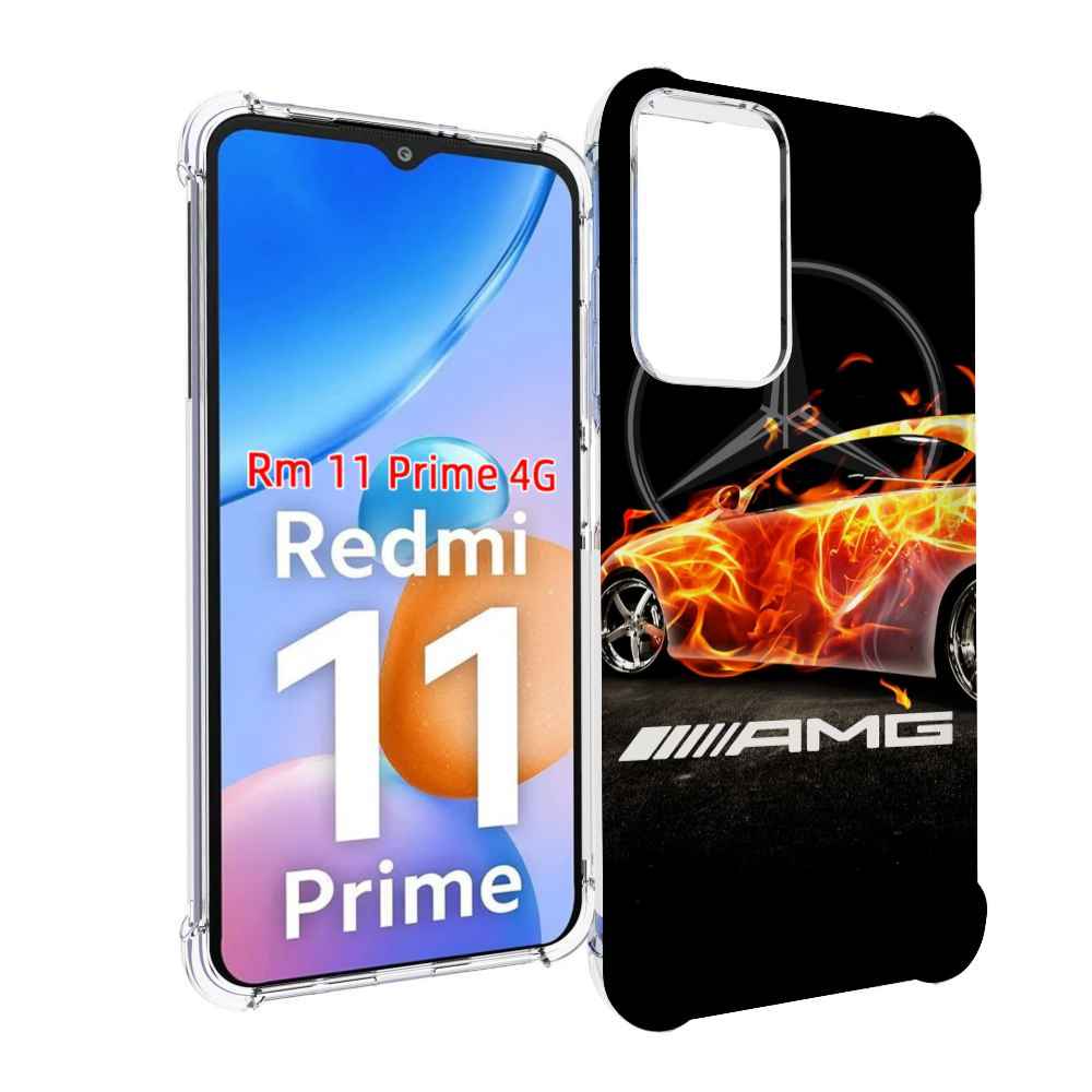 

Чехол MyPads АМГ мужской для Xiaomi Redmi 11 Prime 4G, Прозрачный, Tocco