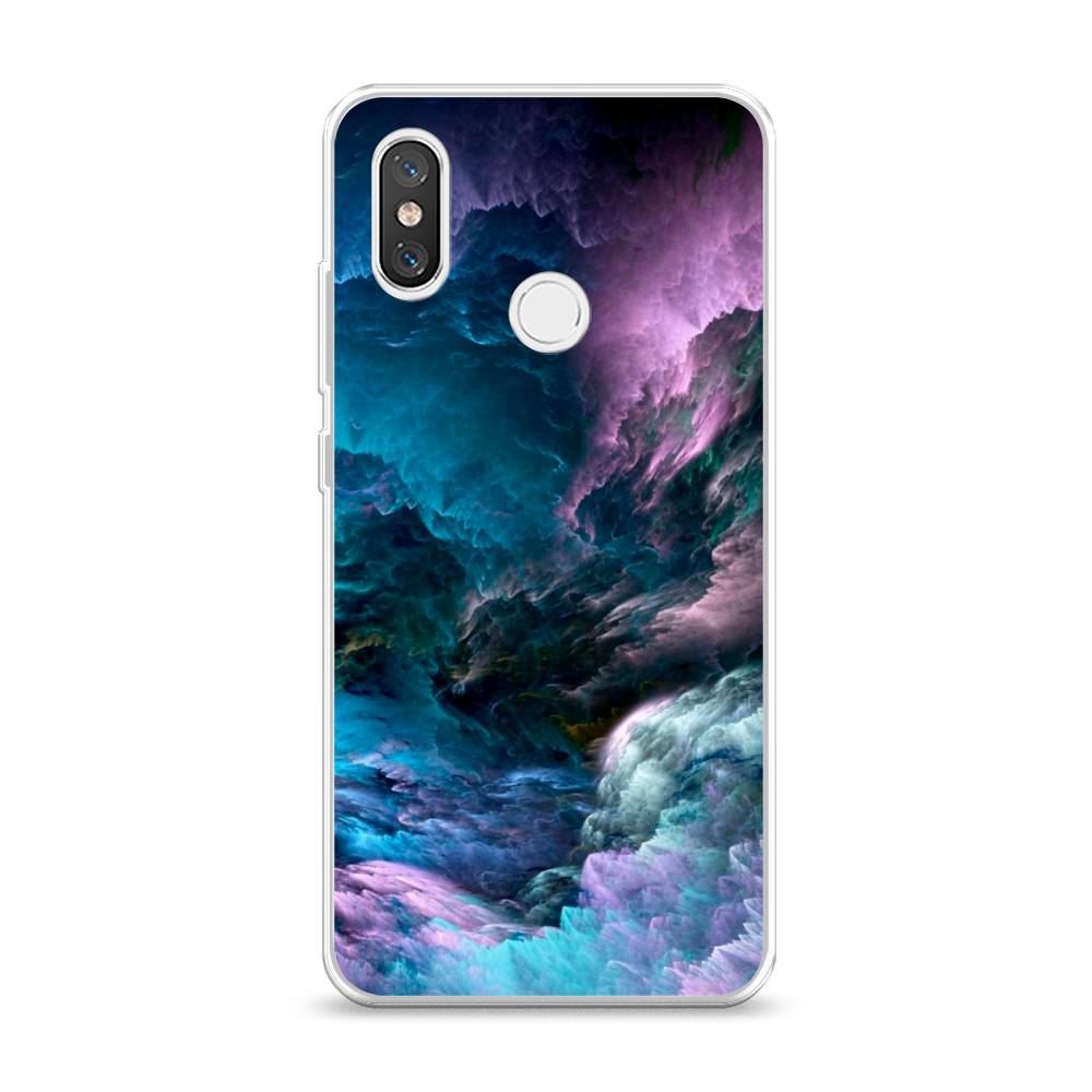 

Чехол на Xiaomi Mi 8 "Загадочное небо", Синий;фиолетовый, 33550-2