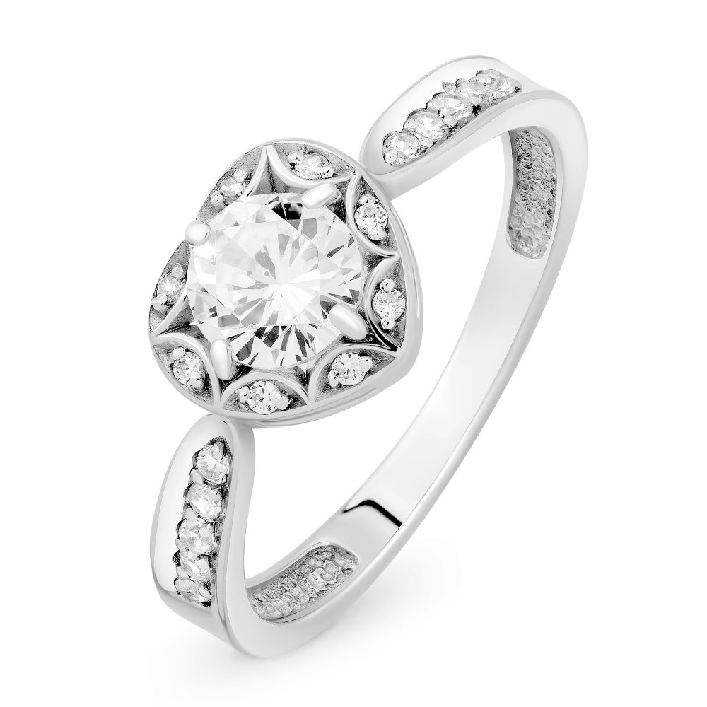 

Кольцо женское из серебра с фианитом 585Gold 701007049, р. 17,5, 701007049
