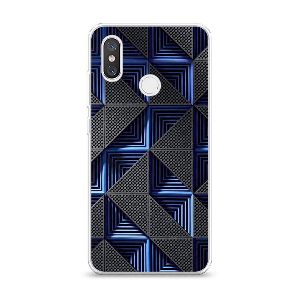 

Чехол на Xiaomi Mi 8 "IBM", Серый;синий, 33550-3