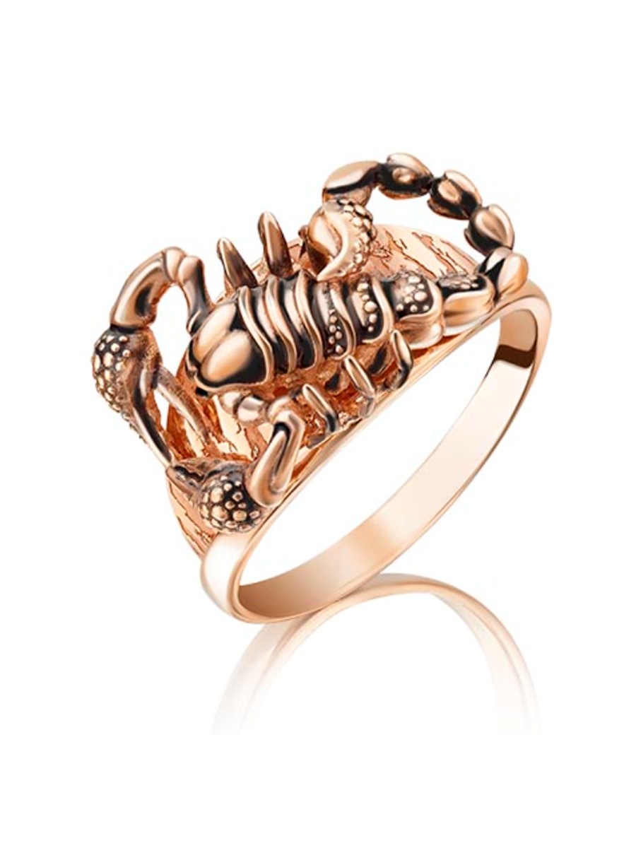

Кольцо из красного золота с эмалью р. 16,5 PLATINA Jewelry 01-5089-00-000-1110-59_16-5, 01-5089-00-000-1110-59_16-5