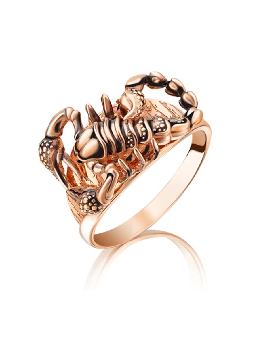

Кольцо из красного золота с эмалью р. 18,5 PLATINA Jewelry 01-5089-00-000-1110-59_18-5, 01-5089-00-000-1110-59_18-5