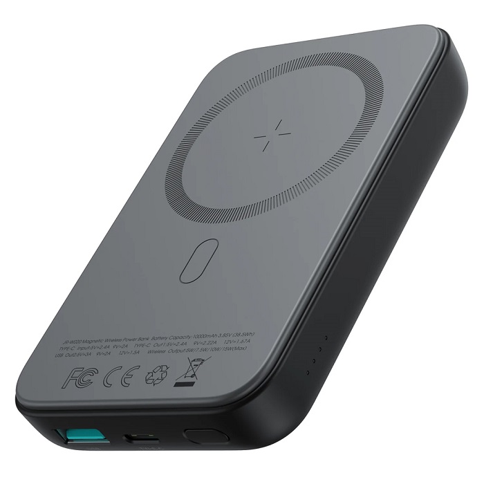 

Внешний аккумулятор Joyroom MageSafe JR-W020 Black 10000 мАч, MageSafe JR-W020 Black 10000 мАч