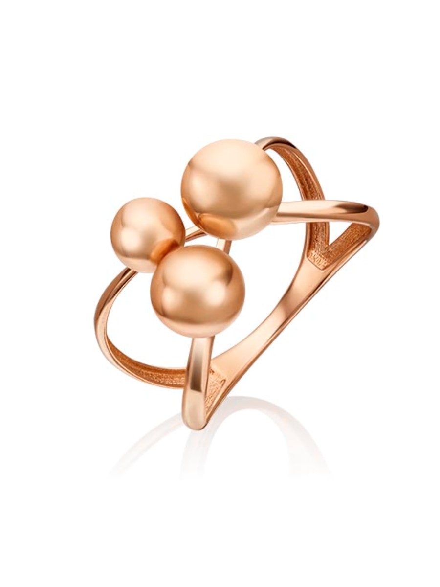 

Кольцо из красного золота без вставки р. 16,5 PLATINA Jewelry 01-5303-00-000-1110-42_16-5, 01-5303-00-000-1110-42_16-5