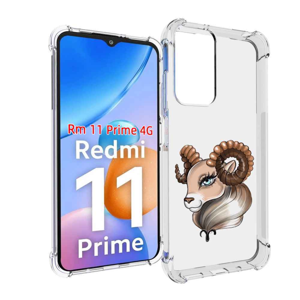 

Чехол MyPads Барашка для Xiaomi Redmi 11 Prime 4G, Прозрачный, Tocco