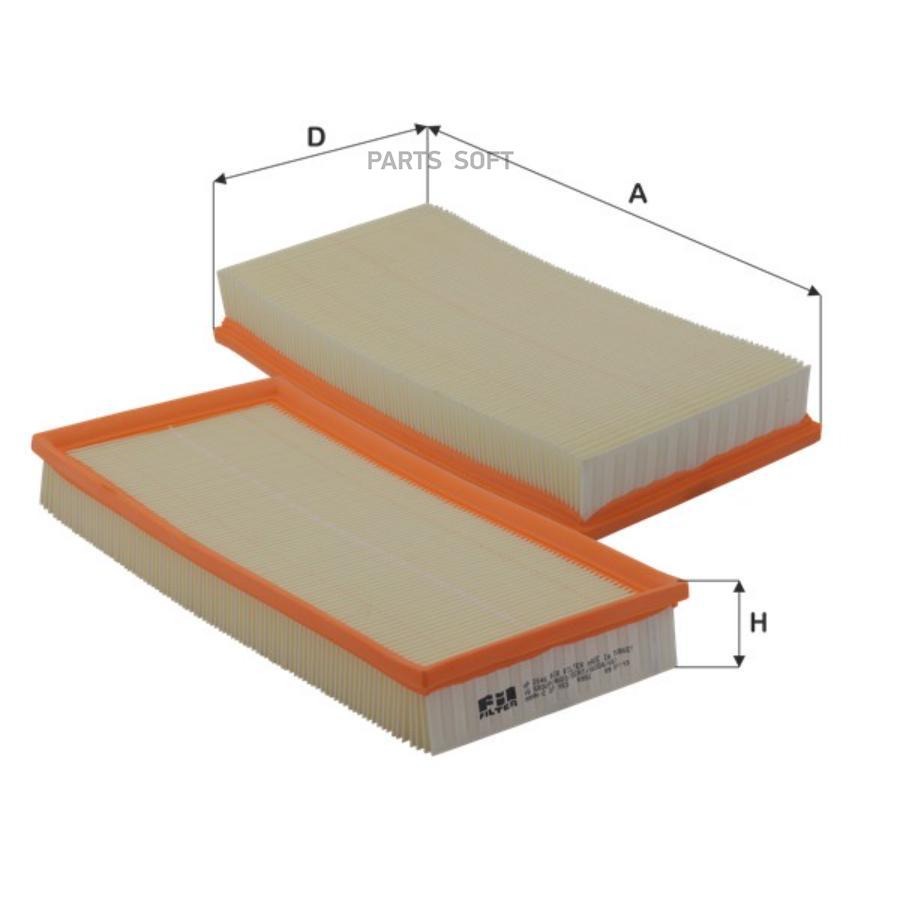 

Фильтр воздушный AD A3 VW G4 FIL FILTER HP2046, HP2046