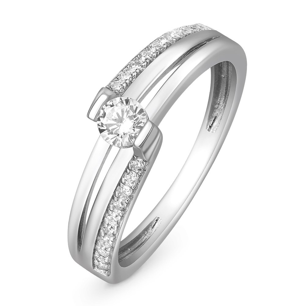 

Кольцо женское из серебра с фианитом 585Gold 701007226, р, 701007226