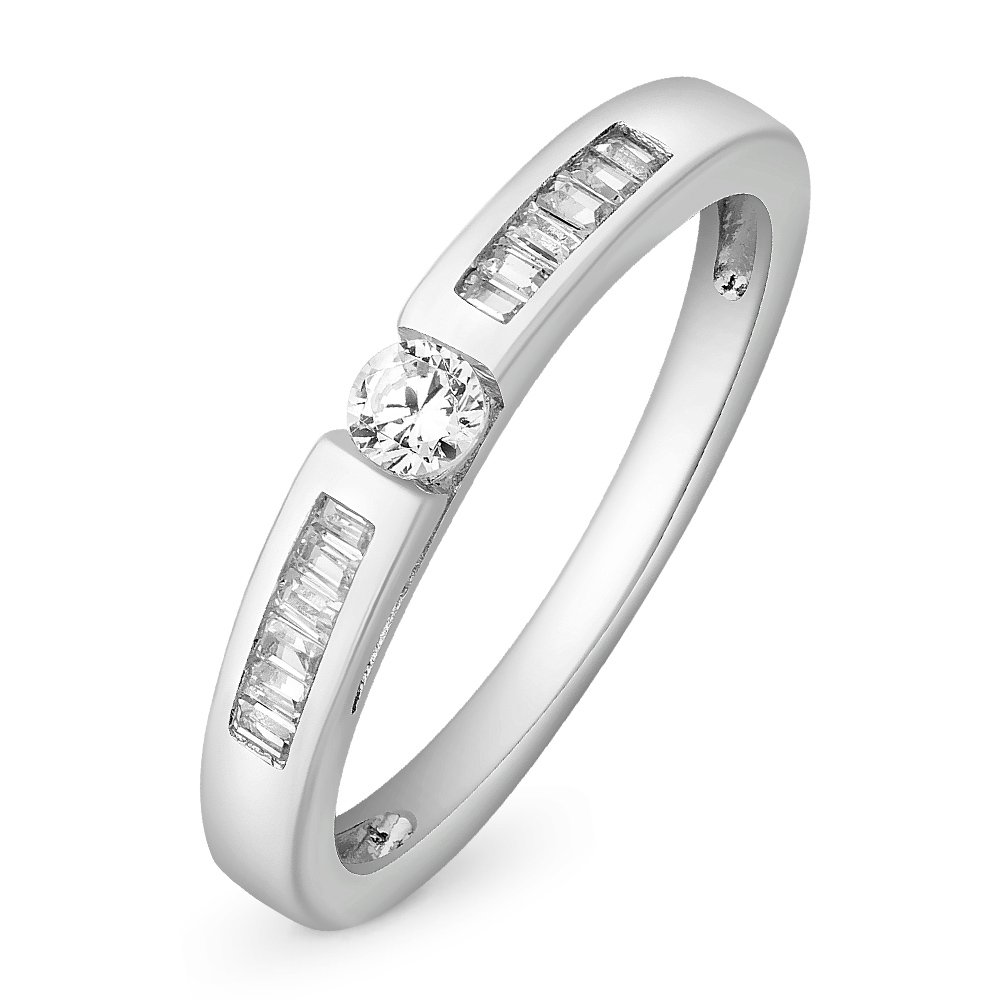 

Кольцо женское из серебра с фианитом 585Gold 701007228, р, 701007228