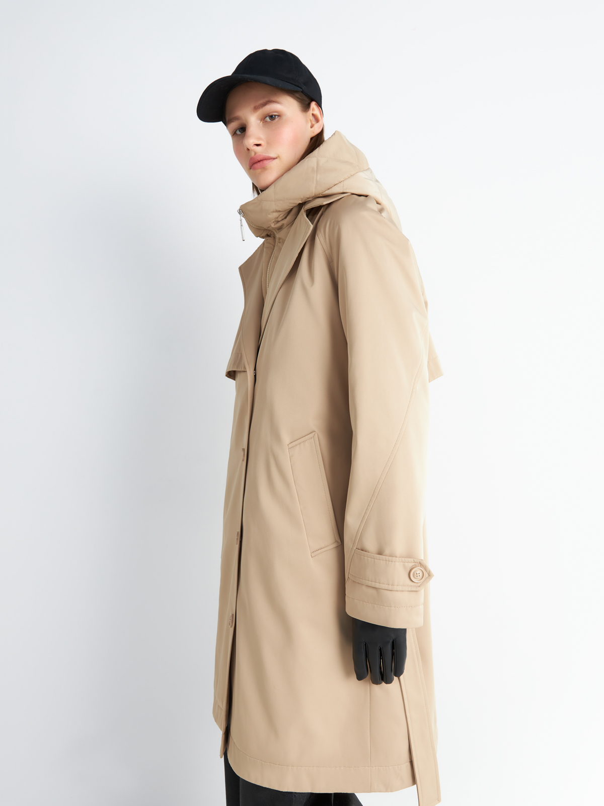 Пальто женское Arive ARV-WF-10011-03 коричневое 42 RU