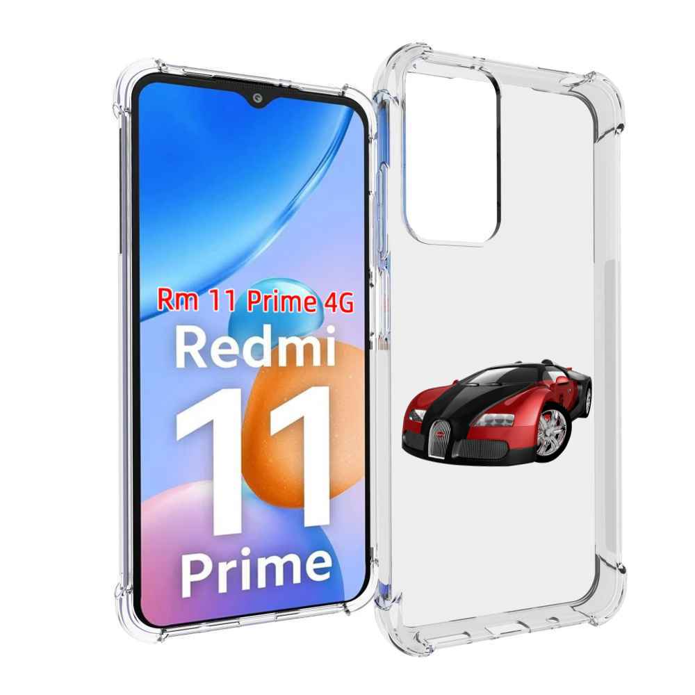 

Чехол MyPads Бука мужской для Xiaomi Redmi 11 Prime 4G, Прозрачный, Tocco