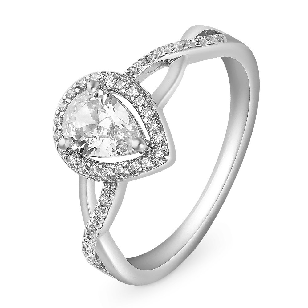 

Кольцо из серебра р. , 585Gold 701008575, фианит\фианит, 701008575