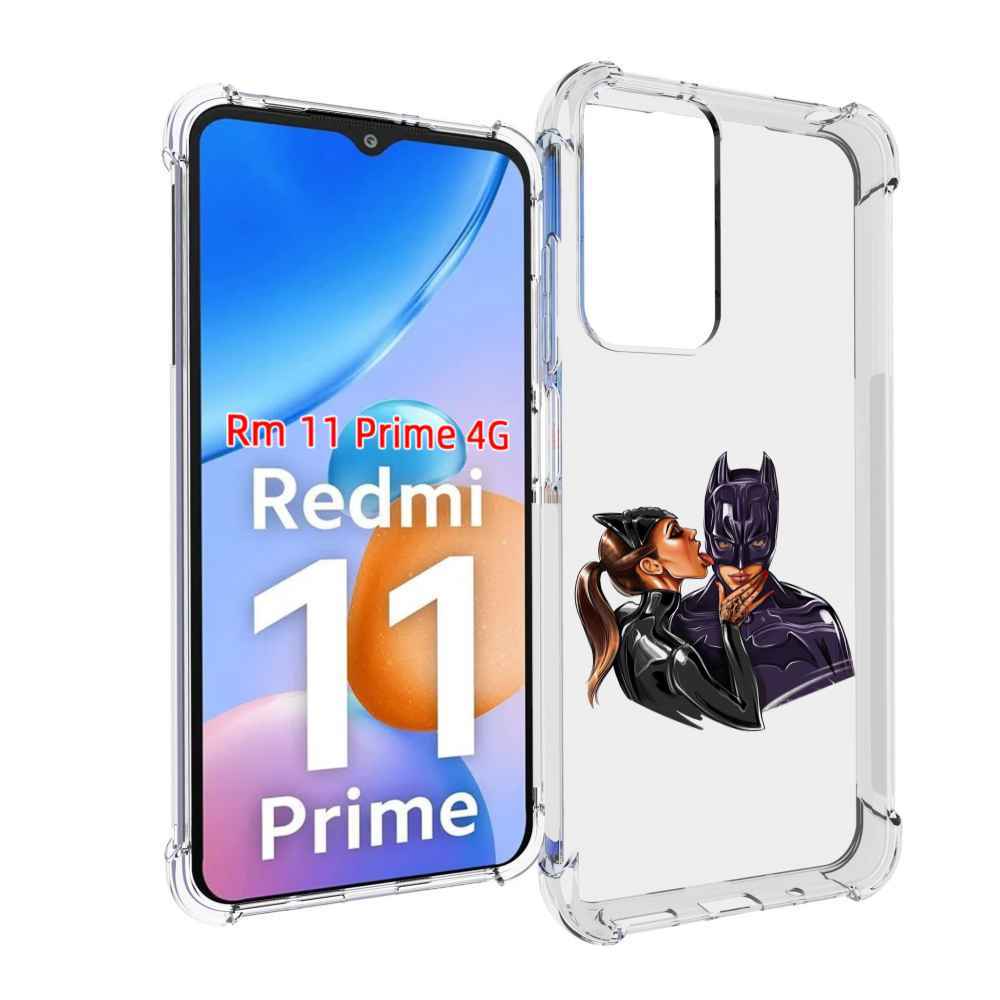 

Чехол MyPads Бэтман для Xiaomi Redmi 11 Prime 4G, Прозрачный, Tocco