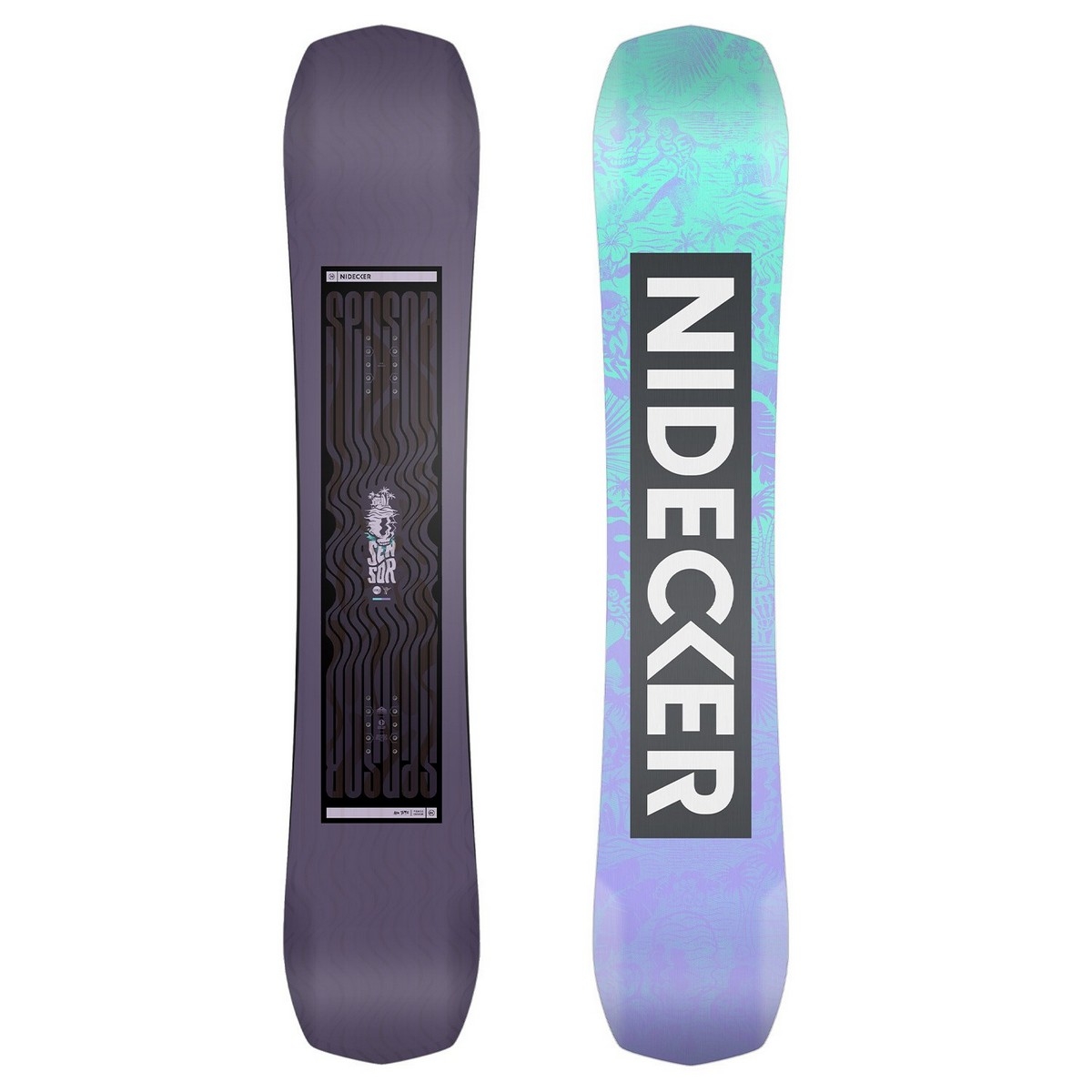 

Сноуборд Nidecker Sensor Women, год 2025, ростовка 153см, Фиолетовый, Sensor