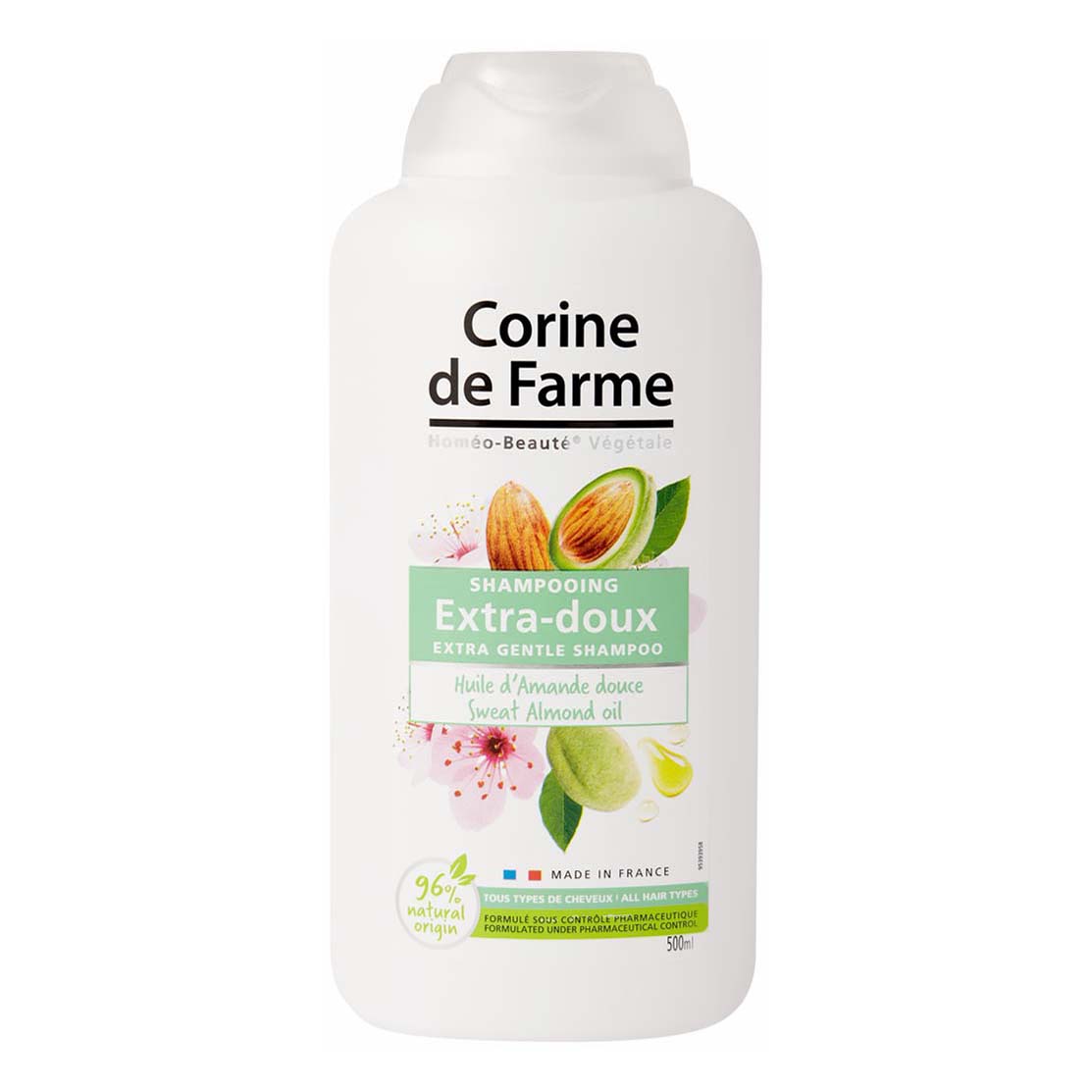 Купить Шампунь Corine De Farme Мягкий с маслом миндаля для волос 500 мл