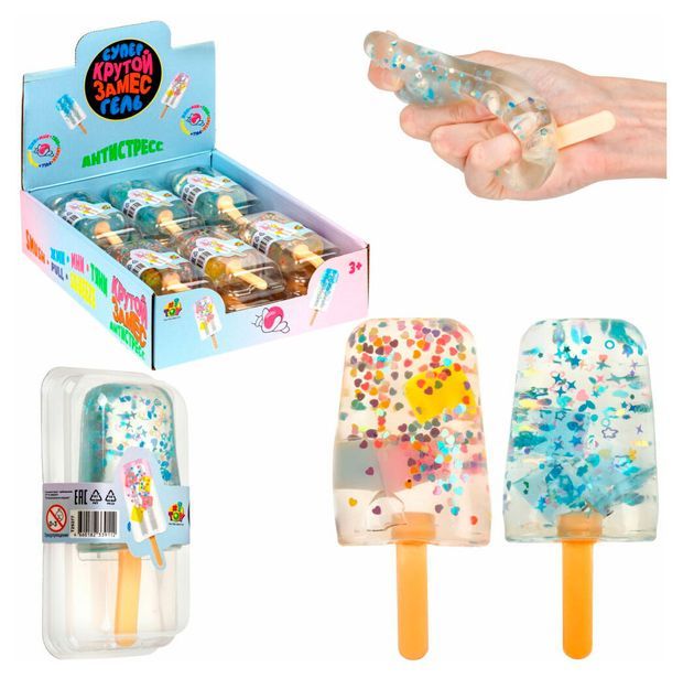 

Игрушка-антистресс 1TOY Супергель Мороженое