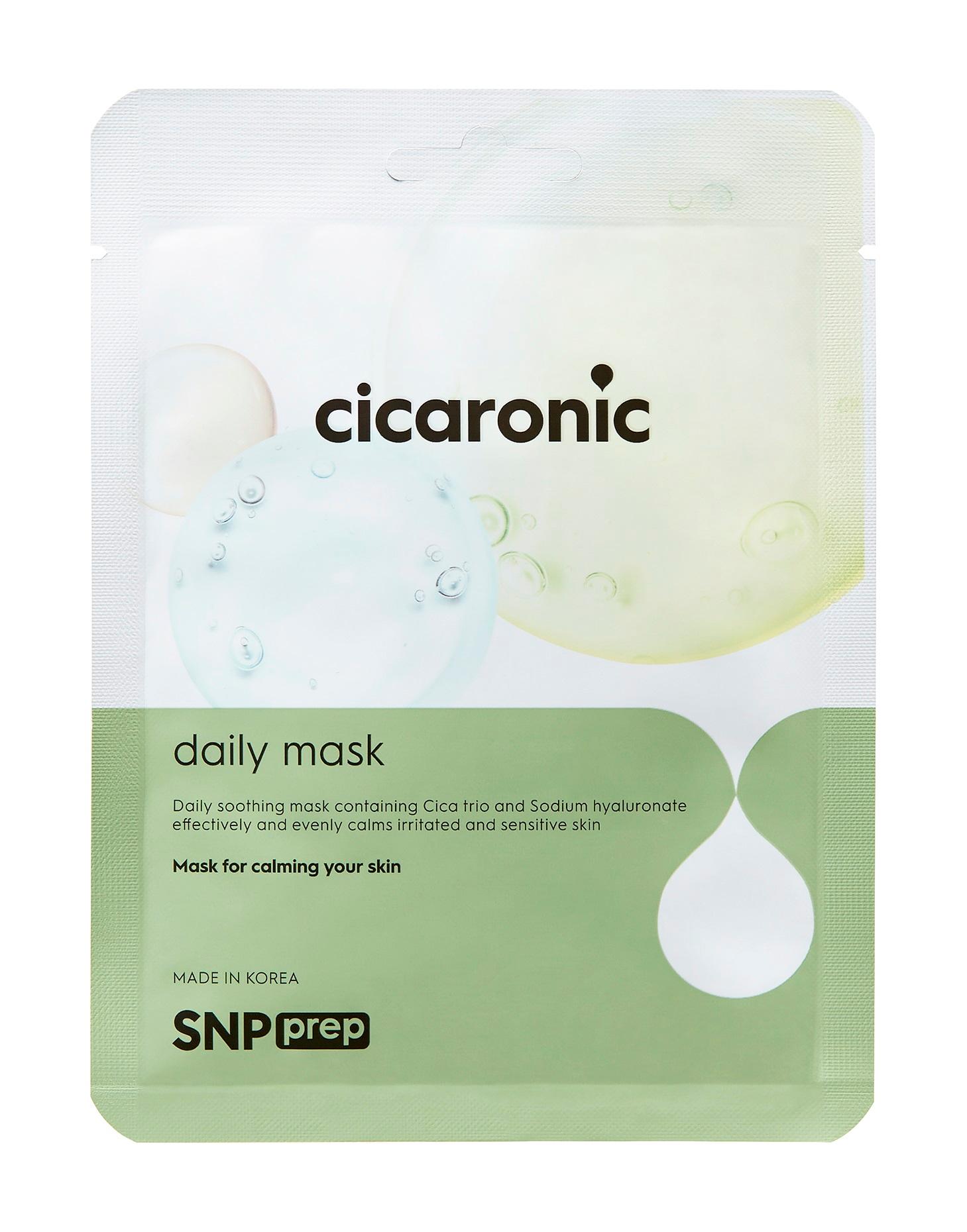 

Маска тканевая для лица SNP Prep Cicaronic Daily Mask успокаивающая 1 шт.