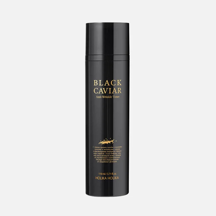 Тонер для лица Holika Holika Black Caviar Anti-Wrinkle Toner с чёрной икрой, 110 мл