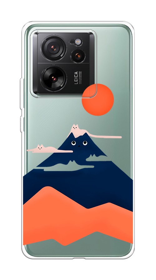 

Чехол на Xiaomi 13T Pro Про "Кот-гора", Черный;оранжевый, 319950-1