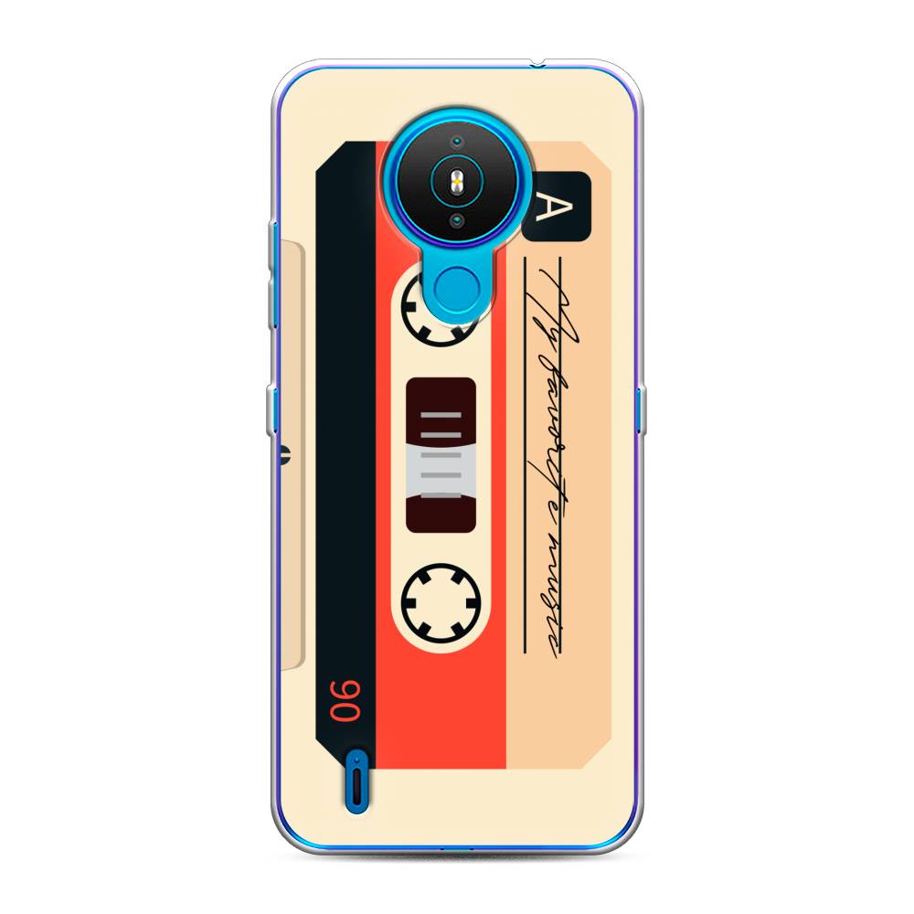 

Чехол на Nokia 1.4 "Бежевая кассета", Черный;красный;бежевый, 124550-6