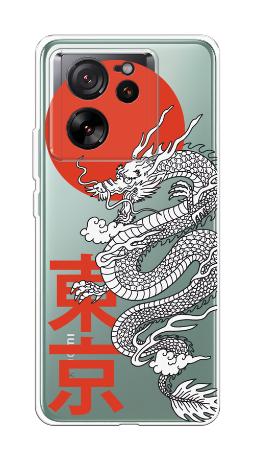 

Чехол на Xiaomi 13T Pro Про "Китайский дракон", Черный;красный;белый, 319950-1