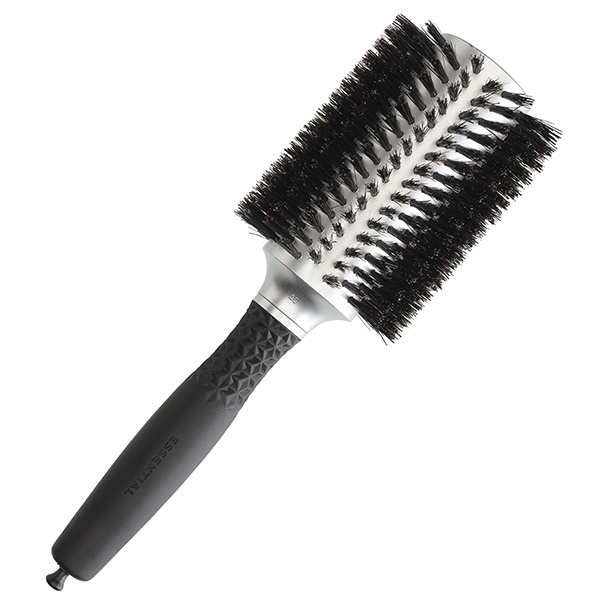 Брашинг Для Укладки Волос Нат Щетина Брашинг Essential Blowout Soft Boar Bristles Silver 4 lei щетка для обуви натуральная щетина кабан без ручки с покрытием