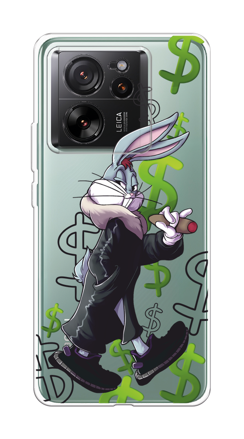 

Чехол на Xiaomi 13T Pro Про "Rich Bugs Bunny", Зеленый;черный;голубой, 319950-1