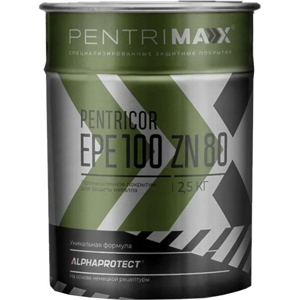 

PentriMax Грунт PentriCor EPE 100 Zn 80 серый 2,5кг 00-00001404