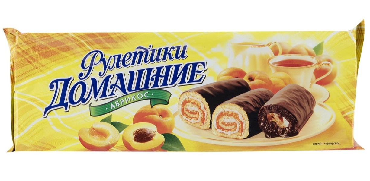 

Мини-рулеты Домашние Абрикос 150 г