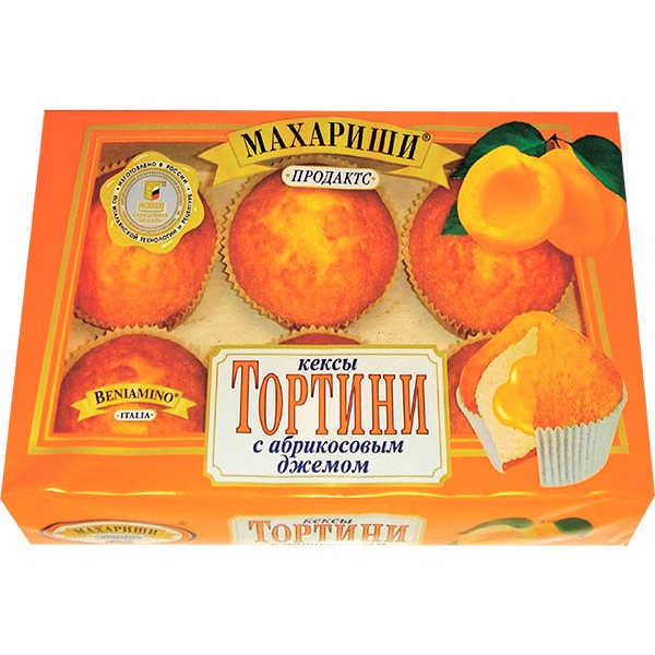

Тортини Махариши с абрикосовым джемом 200 г
