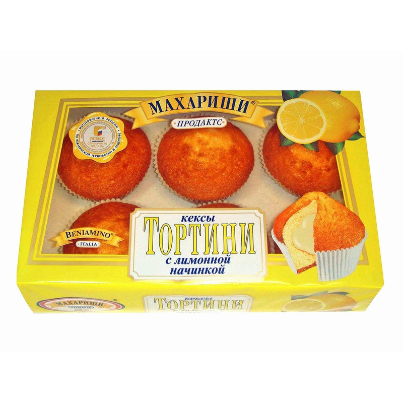

Тортини Махариши с лимонной начинкой 200 г