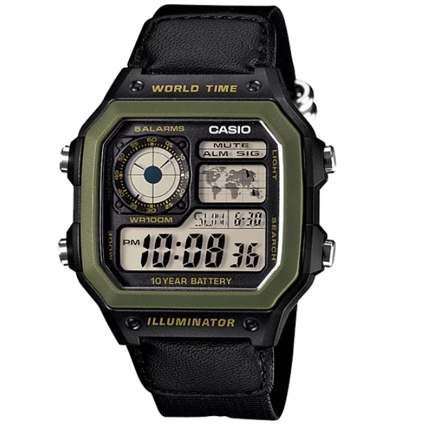 

Наручные часы мужские Casio AE-1200WHB-1B, AE-1200WHB-1B