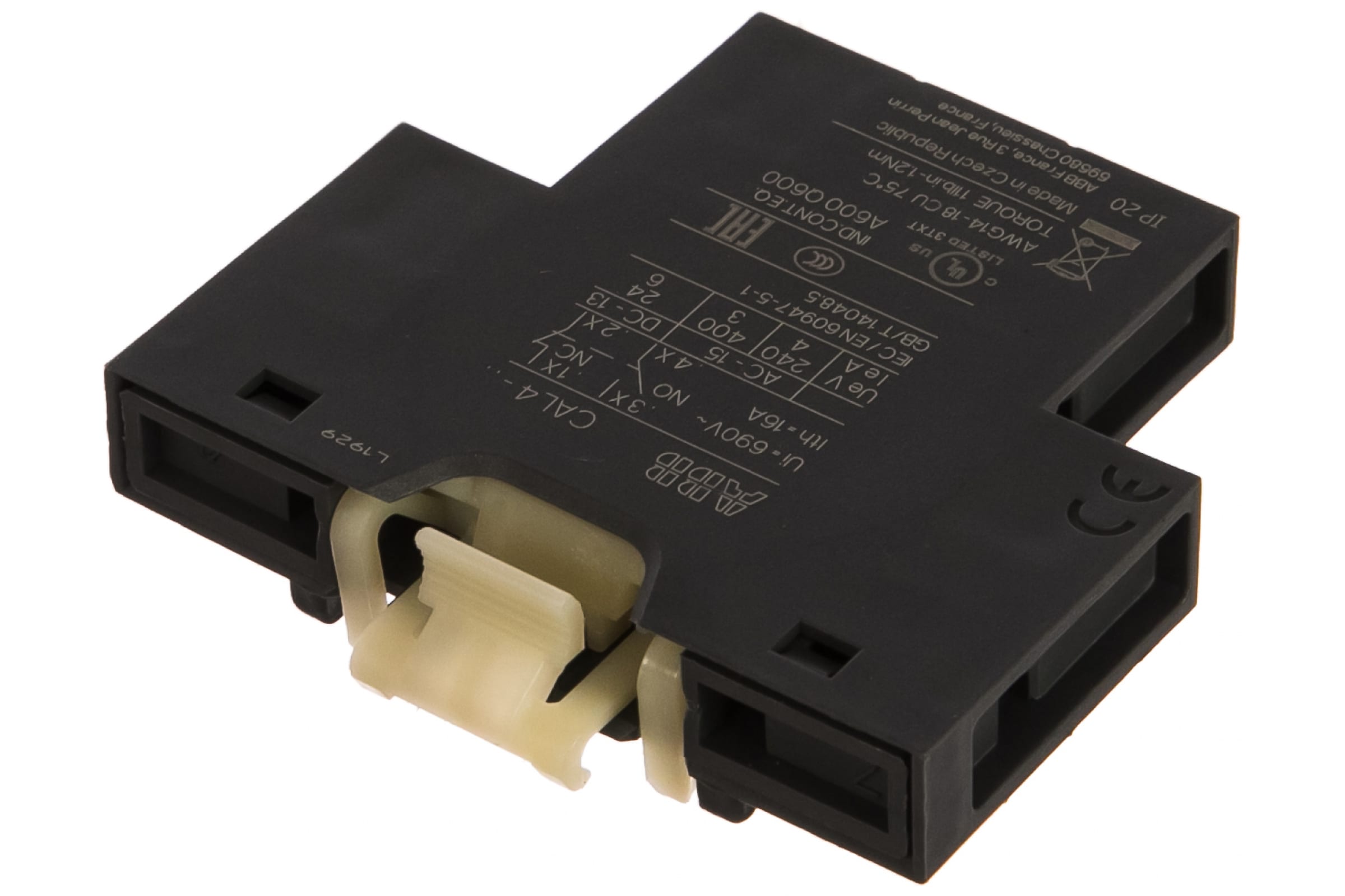 

ABB Контакт CAL4-11 1НО 1НЗ боковой для контакторов AF09-AF96 и NF 1SBN010120R1011