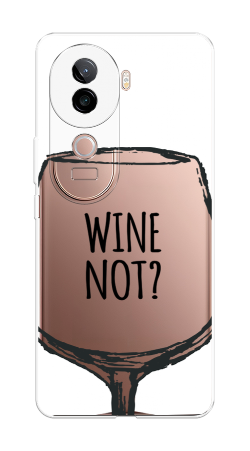 

Чехол на Vivo V40e Wine not white, Белый, 2611950-1