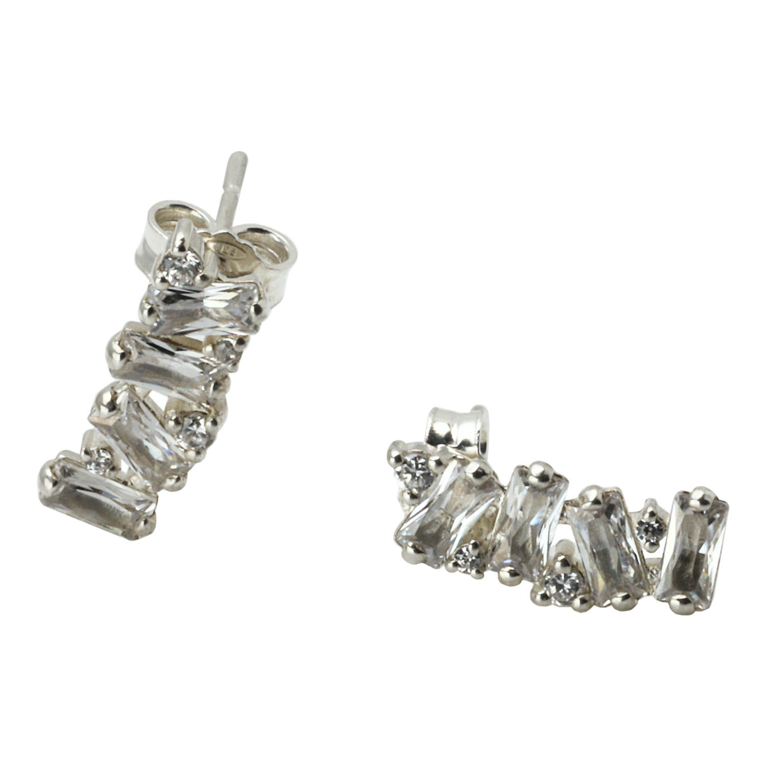 

Серьги из серебра с фианитом Terekhova jeweler TJUSES0FB000004, TJUSES0FB000004