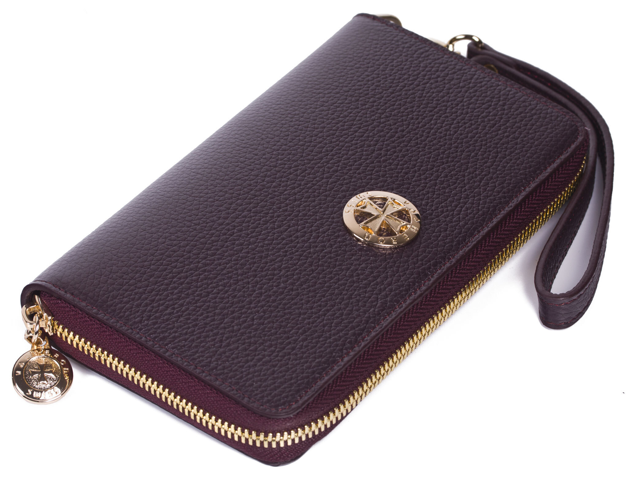 

Кошелек женский Narvin 9239-N.Polo blackberry, Бордовый, 9239-N.Polo