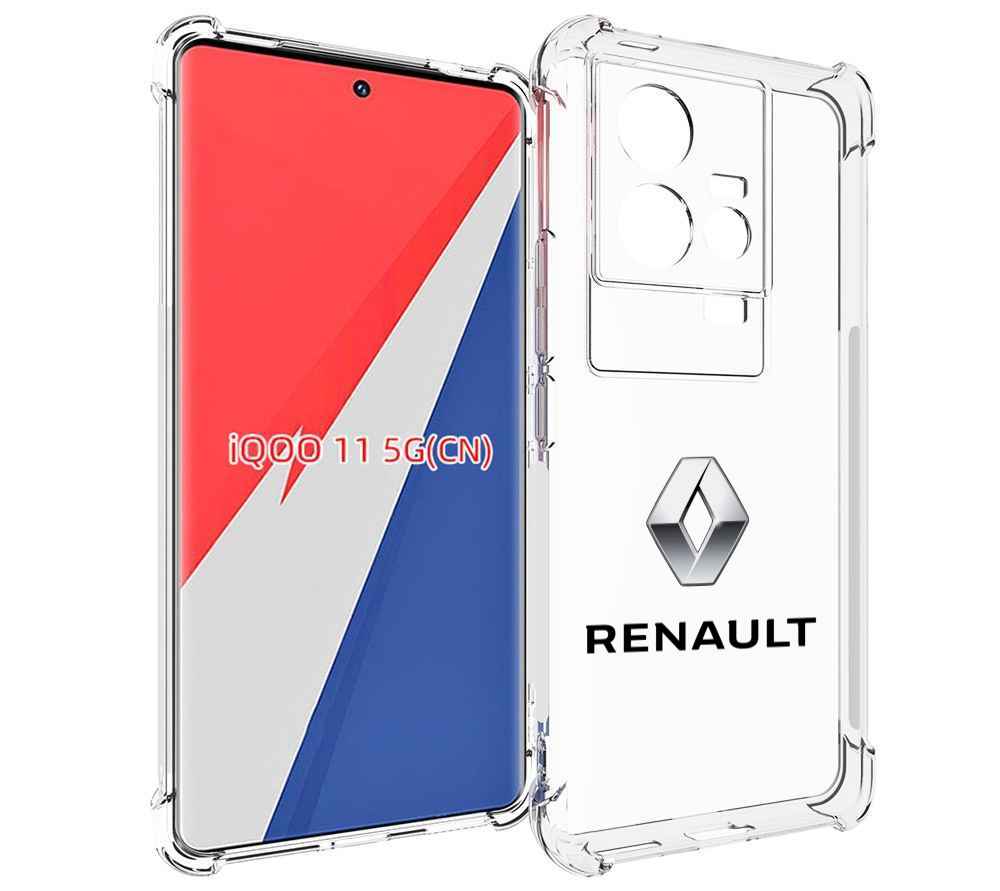 

Чехол MyPads рено-4 мужской для Vivo iQOO 11, Прозрачный, Tocco