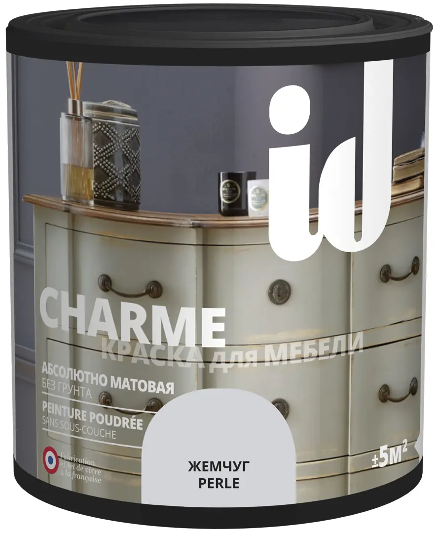 Краска для мебели ID Charme цвет жемчуг 0.5 л