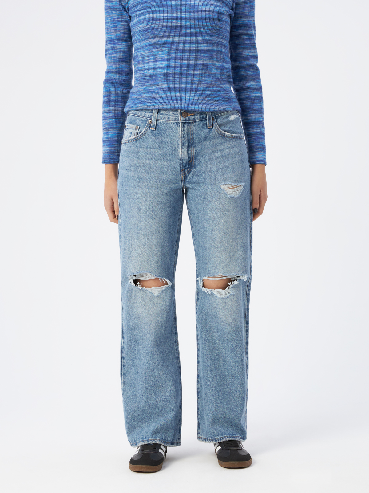 

Джинсы женские Levi's A3495-0002 голубые 28-31, Голубой, Baggy Bootcut Jeans