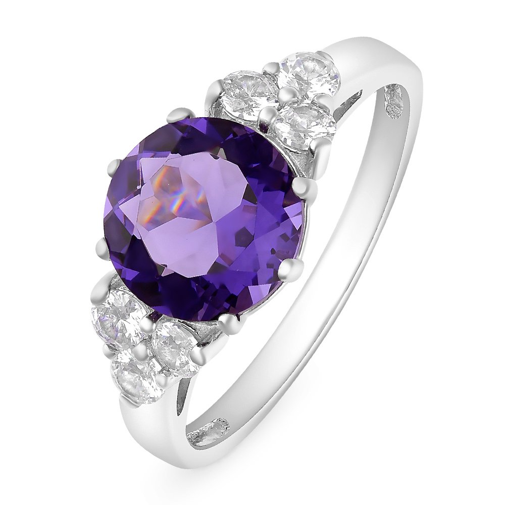 

Кольцо женское из серебра с фианитом 585Gold 701008247, р. 21, 701008247