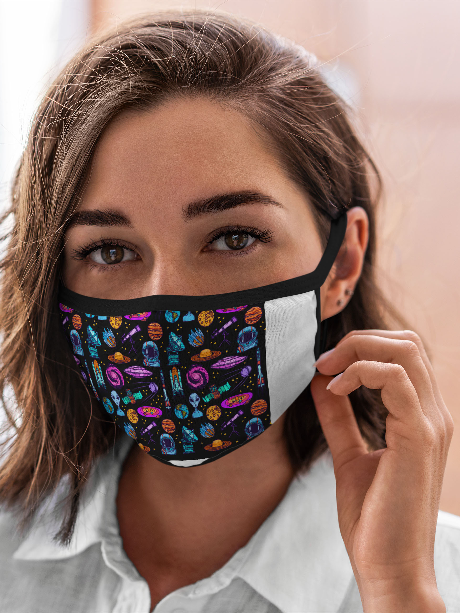

Многоразовая маска унисекс Burnettie Астрономия Космос, Разноцветный, Астрономия Космос