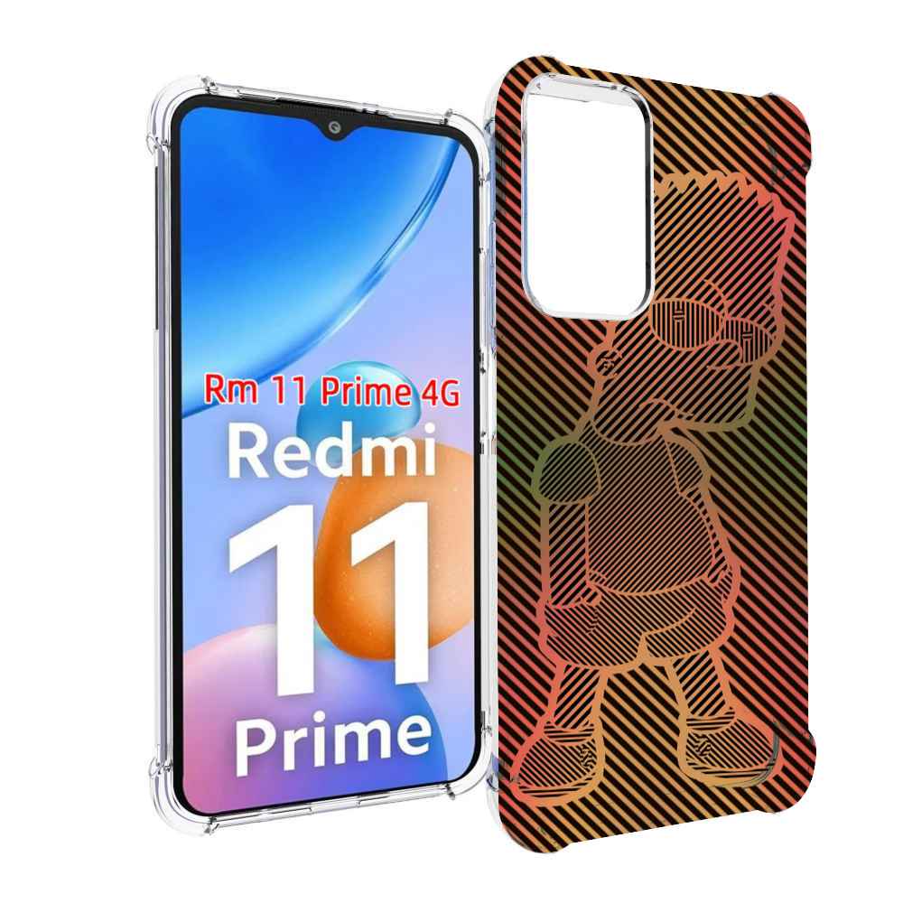 

Чехол MyPads Графический-Барт-Симпсон для Xiaomi Redmi 11 Prime 4G, Прозрачный, Tocco