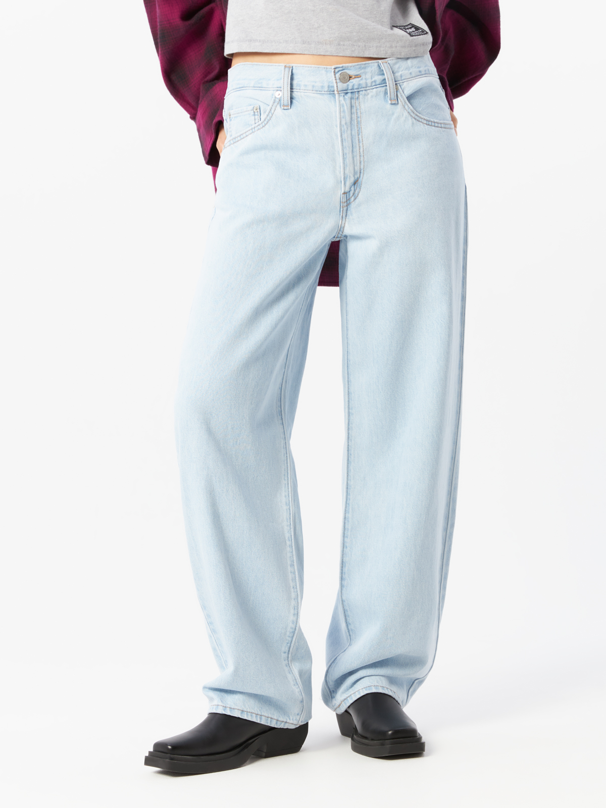 

Джинсы женские Levi's A3494-0012 голубые 32, Голубой, Baggy Dad Jeans